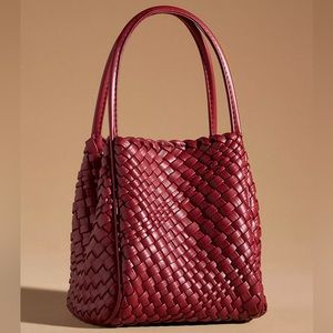 Anthropologie The Woven Mini Hollace Tote